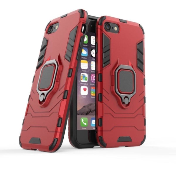 Ring Guard skal - iPhone SE 2020 - Röd Röd