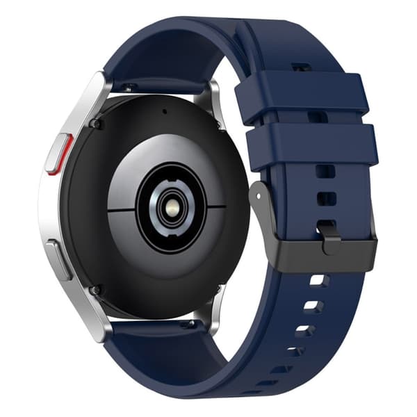 20 mm universal klockarmband i silikon - Marinblå Blå