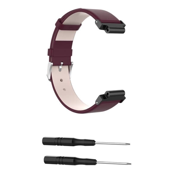 Garmin Forerunner 220/230/235/630/620/735 2 Tools watchband - Wine Red Red