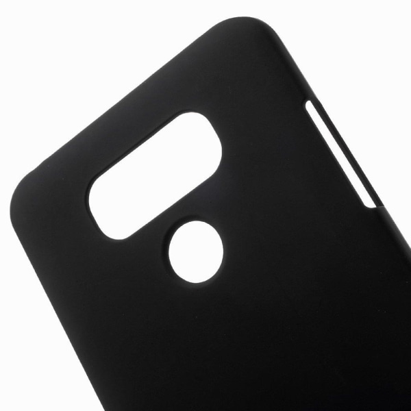 LG G6 Kuminen Kova Muovikuori - Musta Black