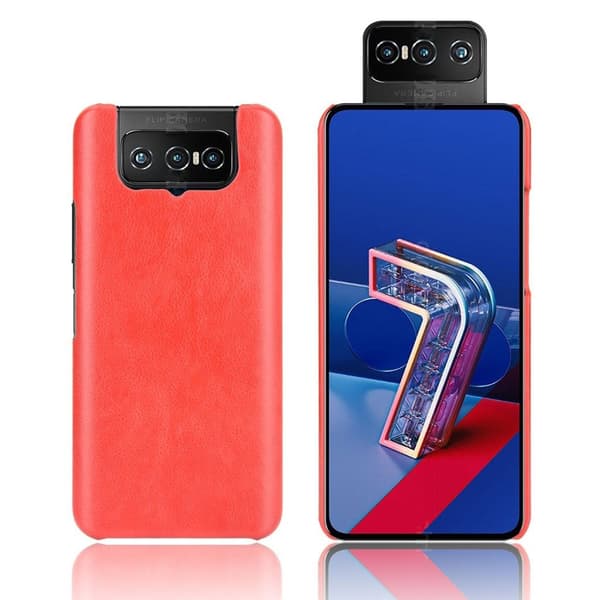 Croco Asus Zenfone 7 / Asus Zenfone 7 Pro kotelot - Punainen Red