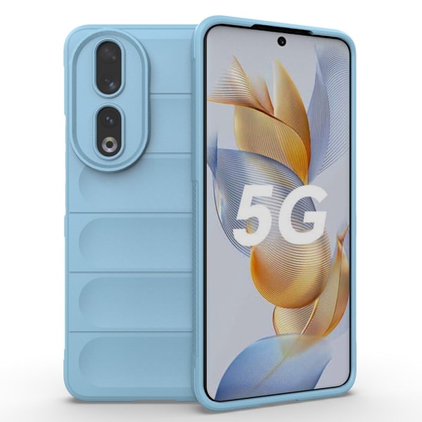 Blødt grebsformet cover til Honor 90 - Blå Blue