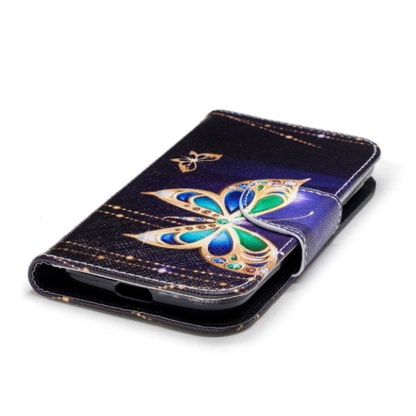 Butterfly läder Nokia 1 fodral - Flerfärgad multifärg