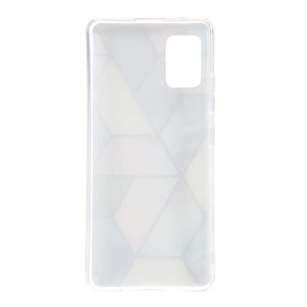 Marble design Samsung Galaxy A71 5G kotelot - Sininen / Valkoinen / Hopea Multicolor