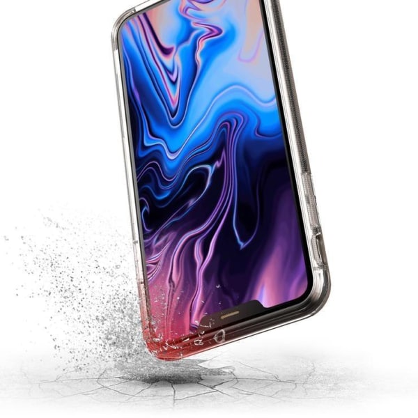 VRS Design iPhone XS Maxin kristallipuskuri - Metalli Musta Black