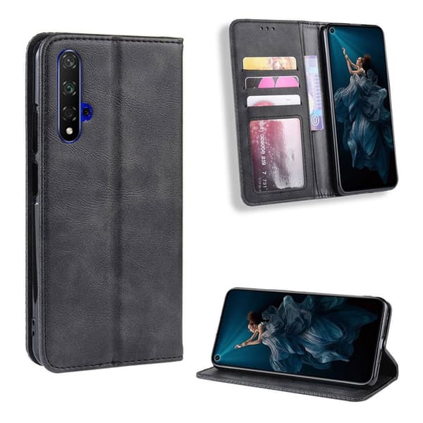 Bofink Vintage Honor 20 etui - Svart Black