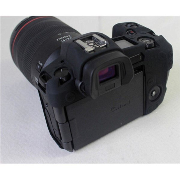Canon EOS R pehmeä silikoni suojakotelo - Musta Black