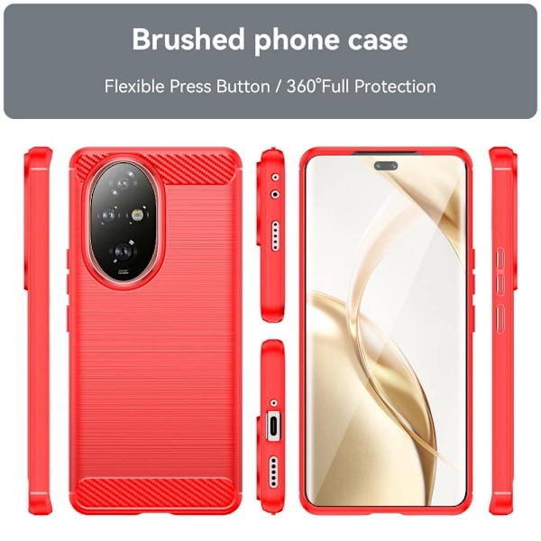 Carbon Flex Honor 200 Pro cover - Rød Red