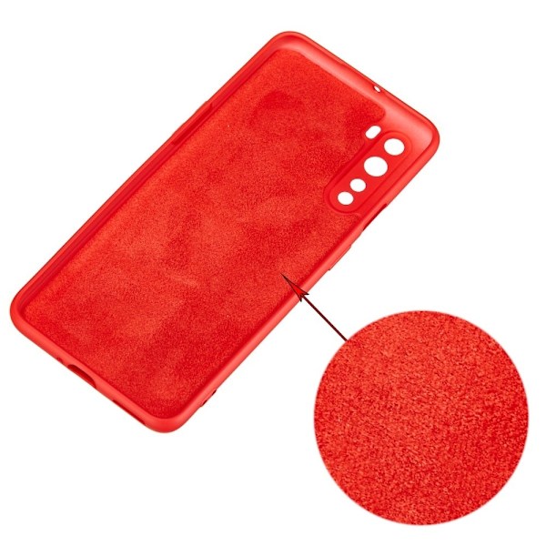 Matte Liquid silikone cover til OnePlus Nord - Rød Red