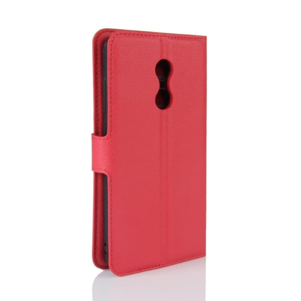 Xiaomi Redmi Note 4 etui laget av kunstlær og silikon - Rødt Red