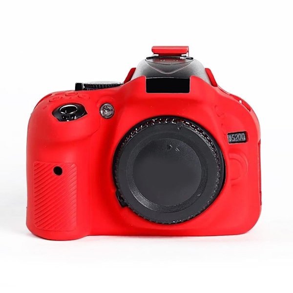 Nikon D5200 / D5100 silikonisuojus - Punainen Red