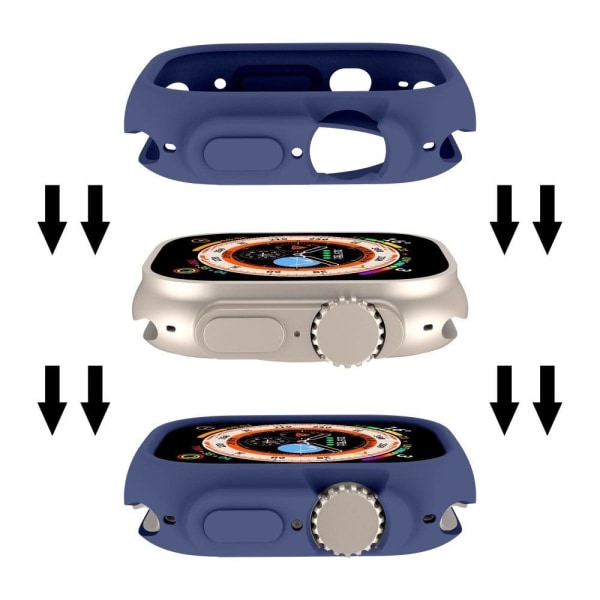 Apple Watch Ultra cover i slikfarve - Safir Blue