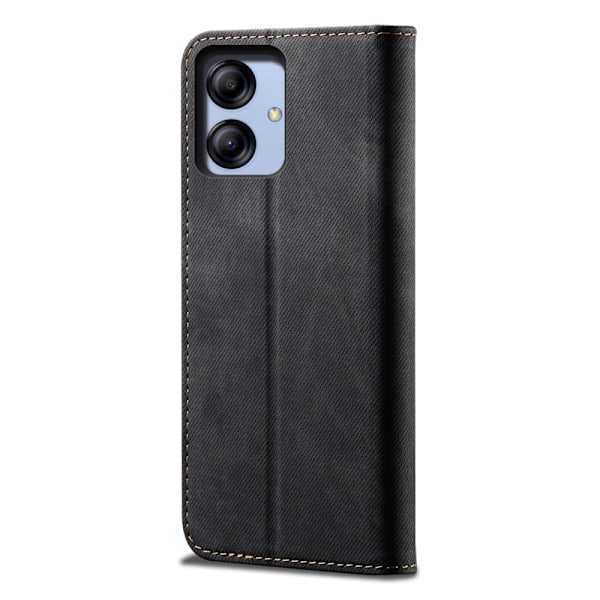 Jeans Samsung Galaxy A04e Flippetui - Svart Black