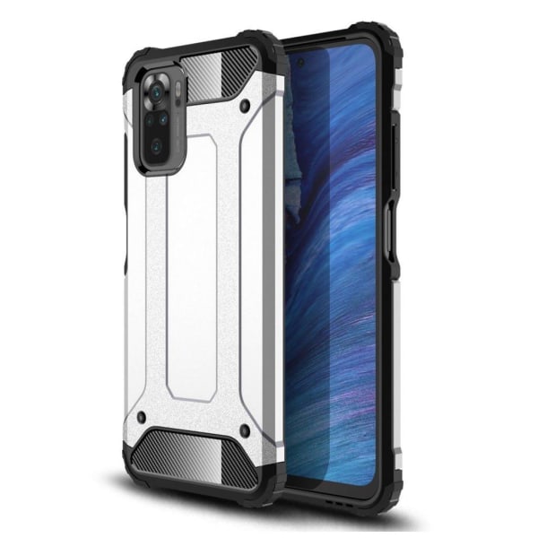 Armour Guard case - Xiaomi Redmi Note 10S / Note 10 - Sølv Silver grey