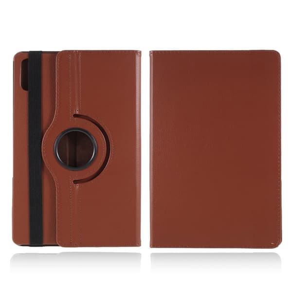 Lenovo Tab P11 Pro 360 roterbart læderetui - Brun Brown