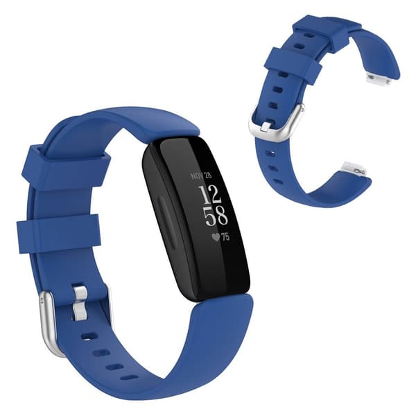 Fitbit Inspire 2 simple watch band - Dark Blue / Size: L Blå