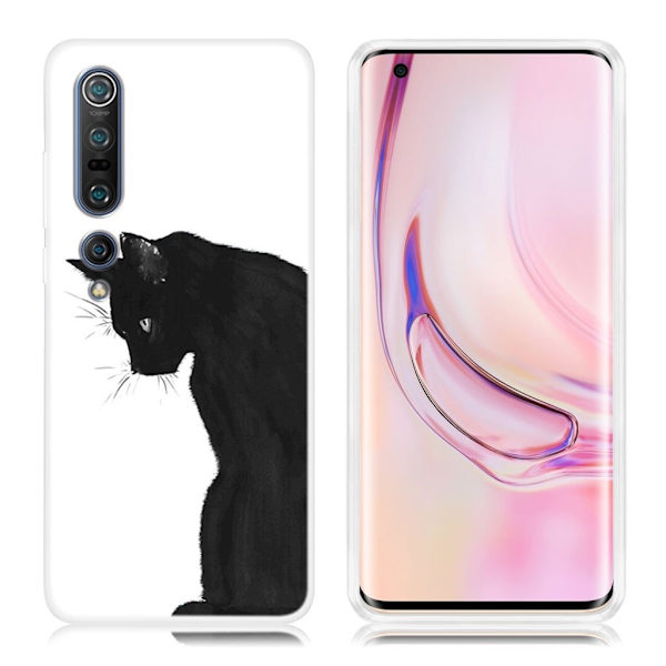 Deco Xiaomi Mi 10 Pro kuoret - Kissa White
