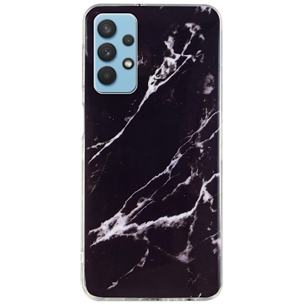 Marble design Samsung Galaxy A32 cover - Sort Black