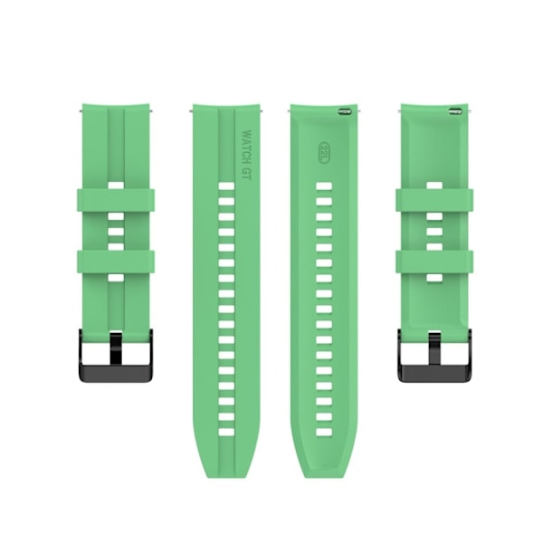 22 mm universal klockarmband i silikon - Mintgrön Grön
