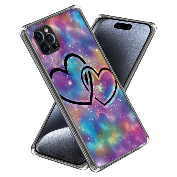 Deco iPhone 15 Pro Max cover - Hjerte Til Hjerte Multicolor