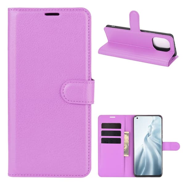 Classic Xiaomi Mi 11 Flippetui - Lilla Purple