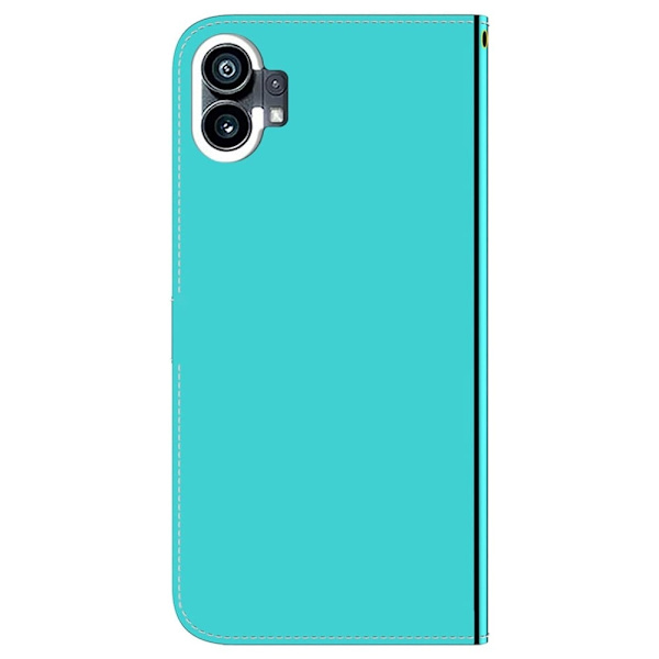 Mirror Nothing Phone (1) Flip Etui - Cyan Green