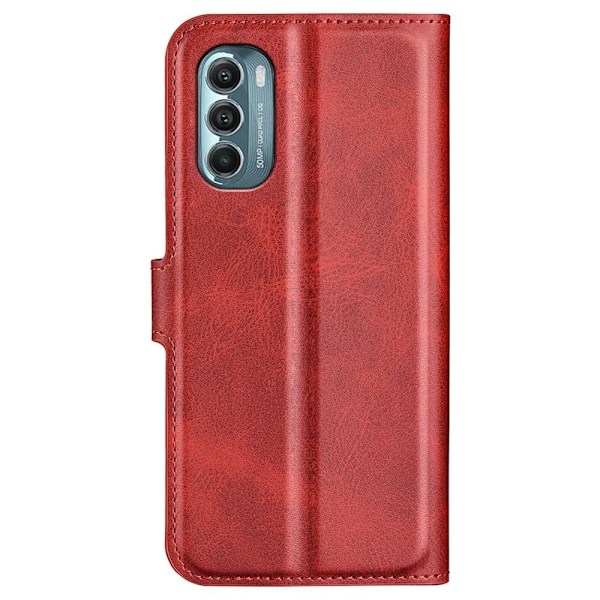 Motorola Moto G Stylus 5G (2022) nahkainen lompakokkotelo - Punainen Red