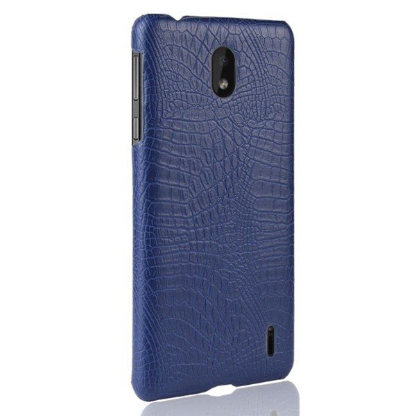 Croco Nokia 1 Plus cover - Mørkeblå Blue