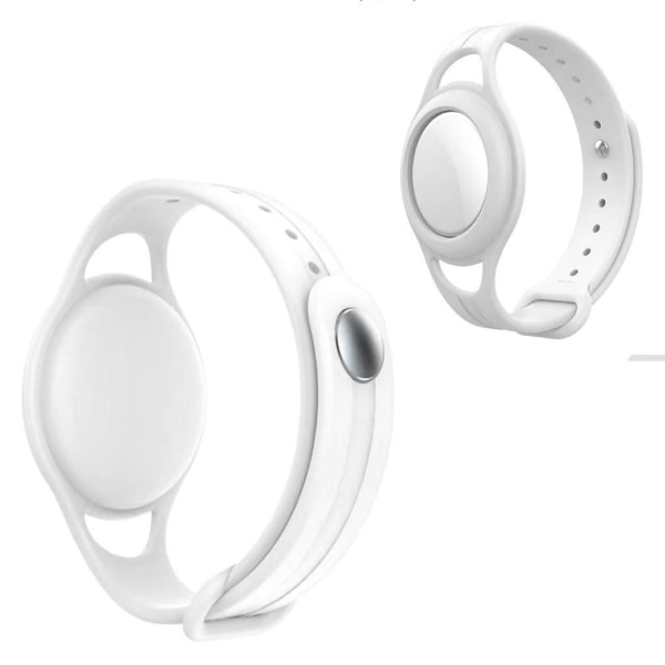 AirTags silicone wrist strap - White White