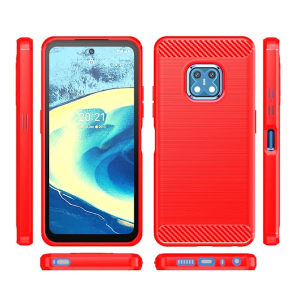 Carbon Flex Suojakotelo Nokia XR20 - Punainen Red