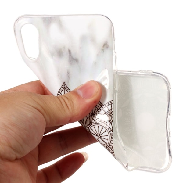Marmormotiv iPhone X skal - Drömfångare multifärg