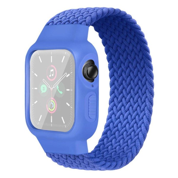 Apple Watch Series 6 / 5 40mm simple nylon watch band - Blue / S Blue