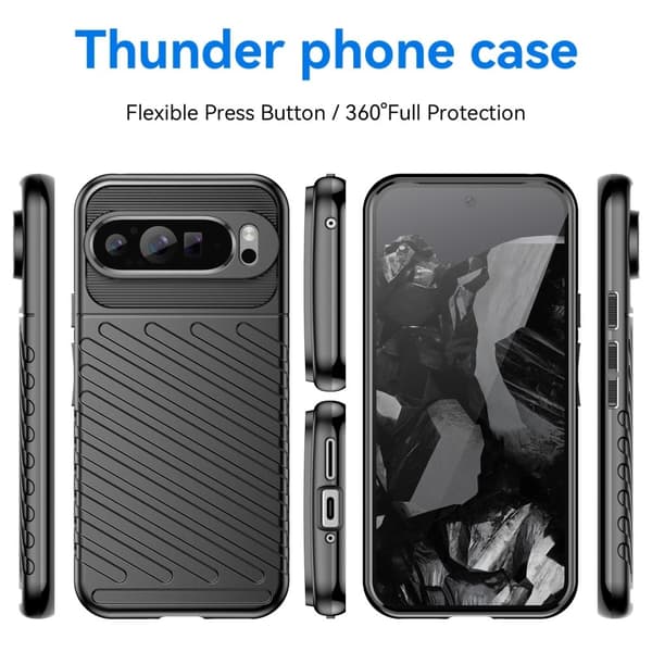 Thunder Google Pixel 9 Pro XL cover - Sort Black