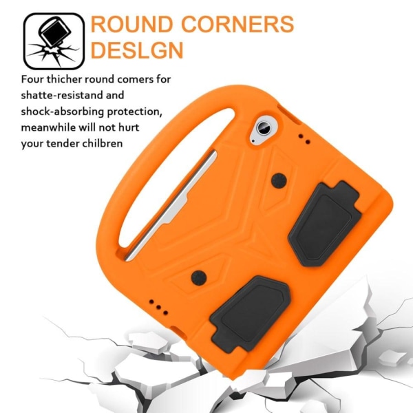 Sparrow Style Bærbart håndtag EVA Tablet Case Shell Cover Protec Orange