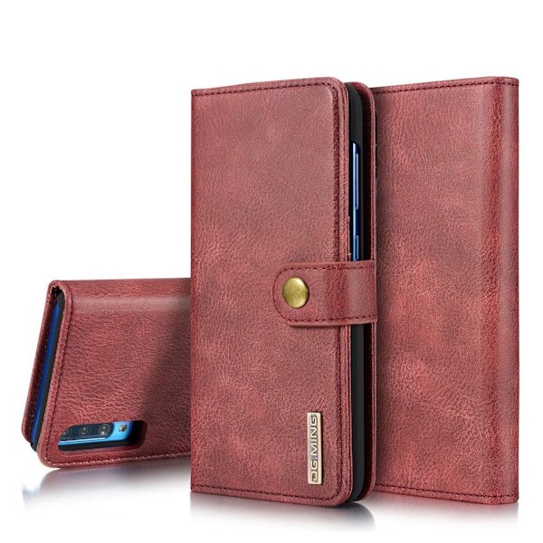 DG.MING Samsung Galaxy A70 2-in-1 Wallet etui - Rød Red