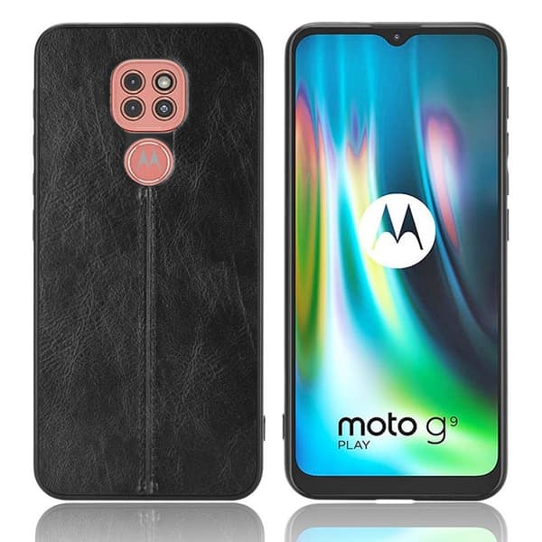 Admiral Motorola Moto E7 Plus / G9 Play Deksel - Svart Black
