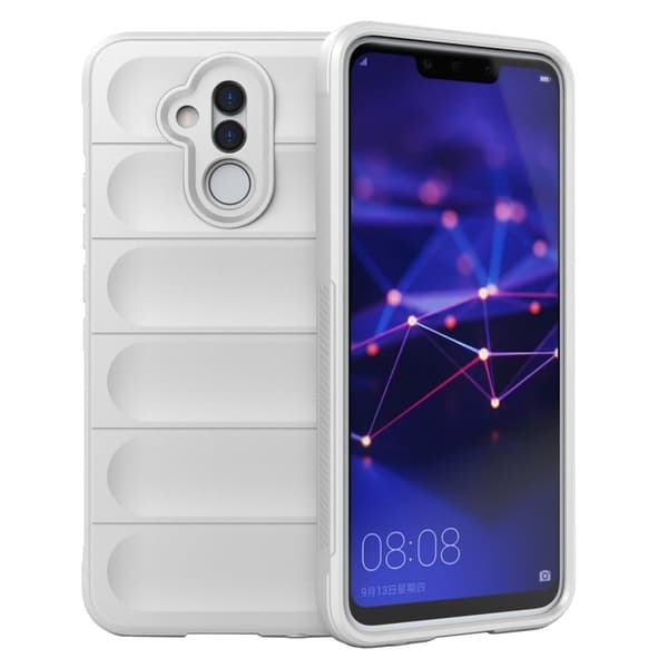 Deksel med mykt grep for Huawei Mate 20 Lite - Hvit White