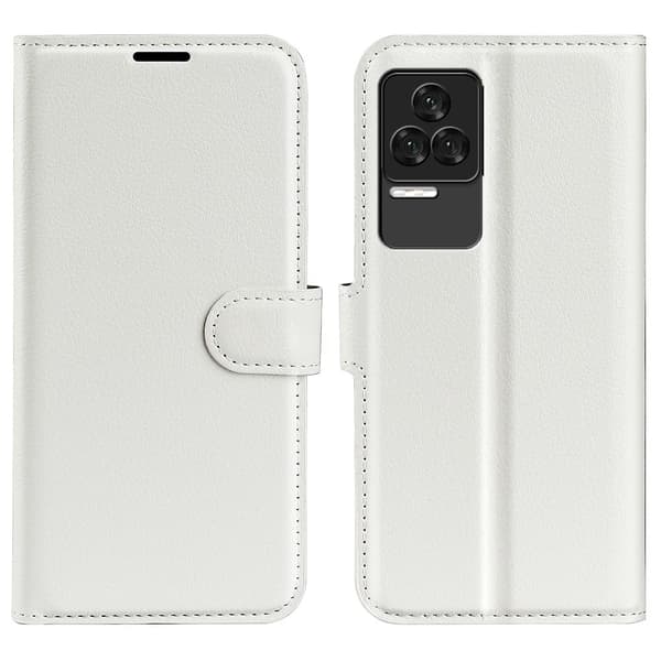 Classic Xiaomi Redmi K50 / Xiaomi Redmi K50 Pro flip etui - Hvit White