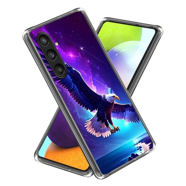 Deco Samsung Galaxy S23 FE deksel - Flygende Ørn Blue
