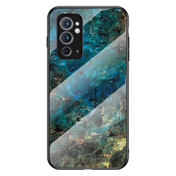 Fantasy Marble OnePlus 9RT 5G Suojakuori - Emerald Marble Multicolor