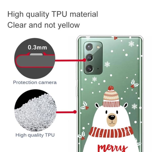 Joulu Samsung Galaxy Note 20 tapauksessa - Iloista Lomaa White