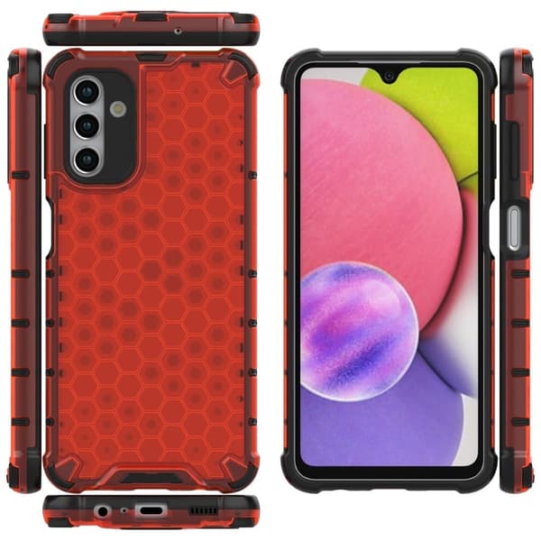 Bofink Honeycomb Samsung Galaxy A13 5G Suojakotelo - Punainen Red