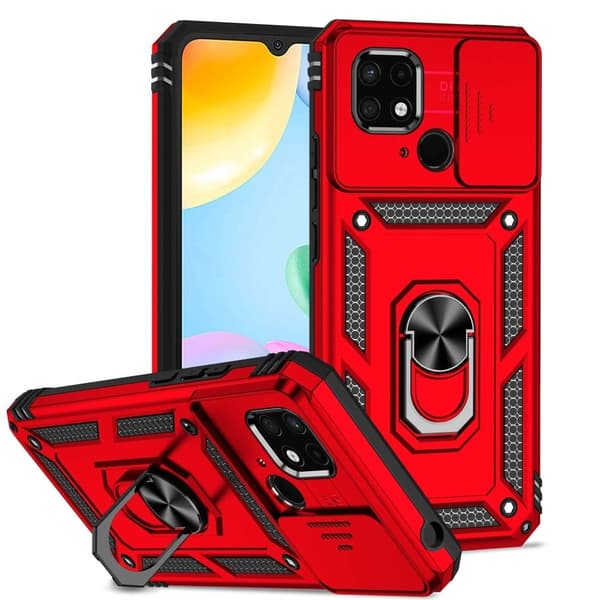 Bofink Combat Xiaomi Redmi 10C deksel - Rød Red