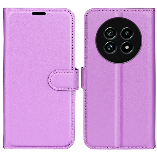 Klassisk Realme 13 Pro 5G flip etui - Lilla Purple