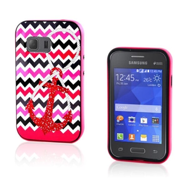 Westergaard Samsung Galaxy Young 2 Cover - Zig-Zag Striper Og Anker Multicolor