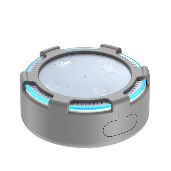 Amazon Echo Dot 2 silikoneovertræk - Grå Silver grey