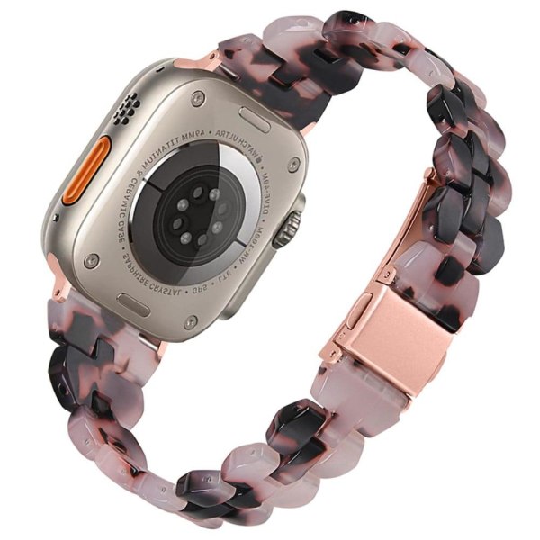 Apple Watch Series 8 (45 mm) / Watch Ultra urrem i resin-stil - Pink