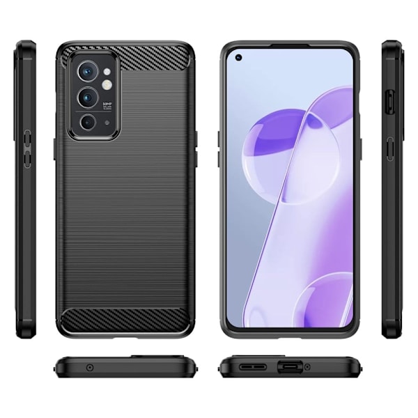 Carbon Flex Etui OnePlus 9RT 5G - Sort Black