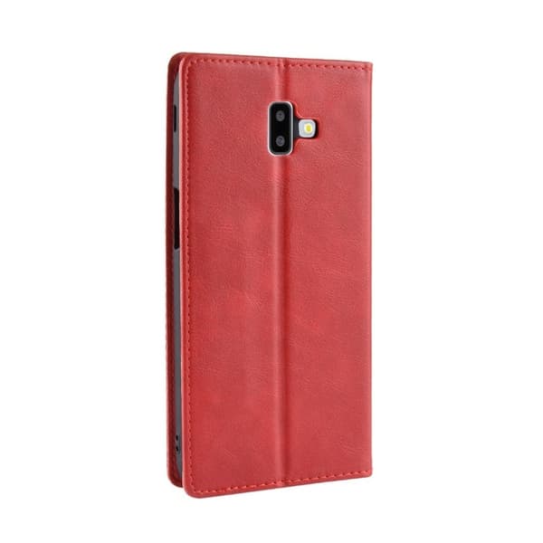 Bofink Vintage Samsung Galaxy J6 Plus (2018) etui - Rød Red