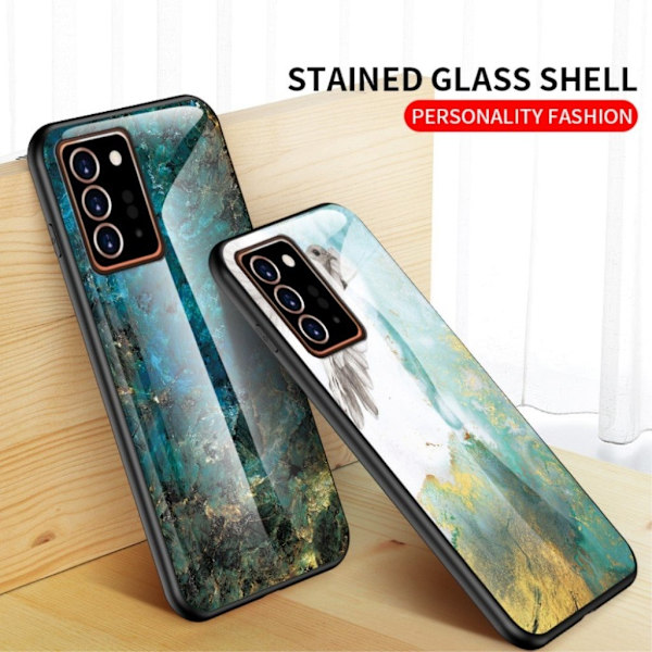 Fantasy Marble Samsung Galaxy Note 20 Ultra kuoret - Smaragdi Green